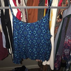 Blue tank top